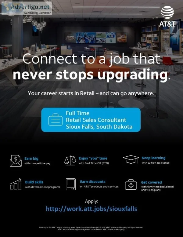 Full Time Retail Sales Consultant - Sioux Falls SD