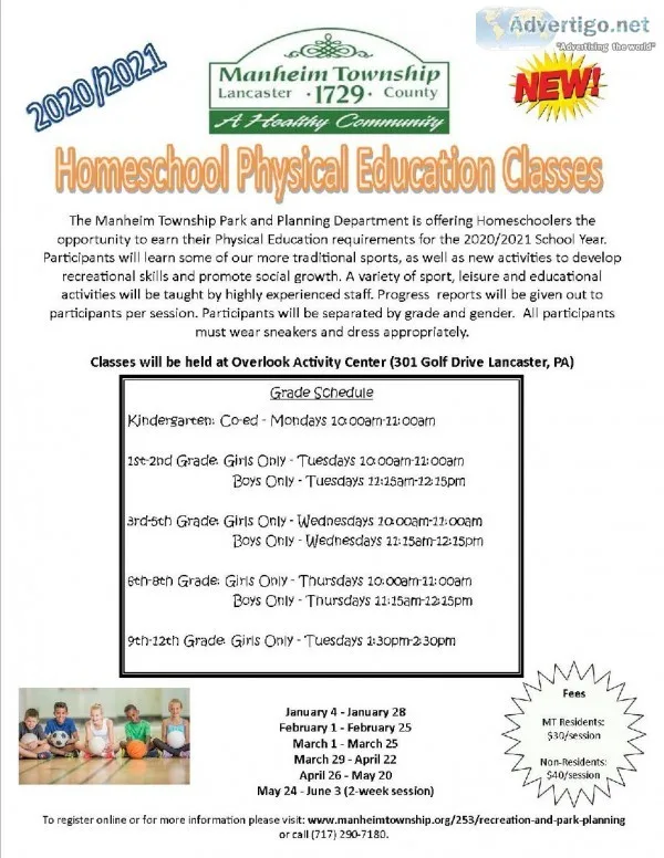 Home School PE Classes