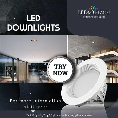 HAVE YOU HAD ENOUGH OF THE BLACKENED FLUORESCENT DOWNLIGHTS