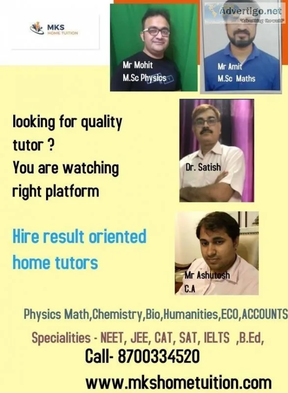 Tutor at your doorstep best home tutor in gomti nagar