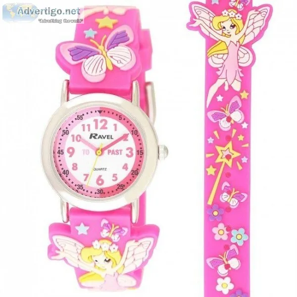 Ravel Girls 3d Fairy Time Teacher Watch R1513.76