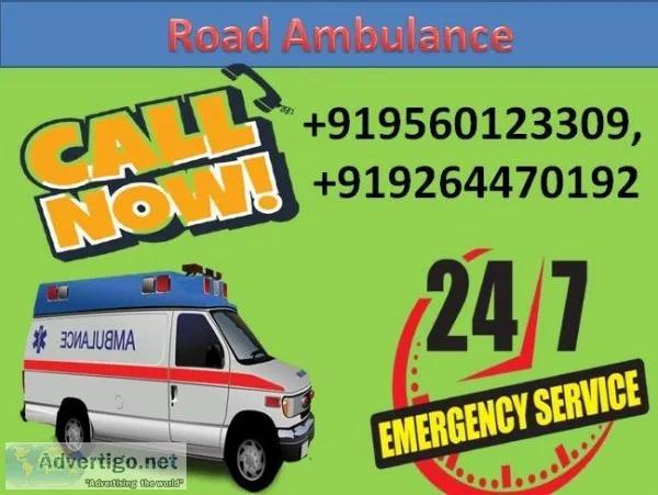 Top and Best Class Road Ambulance Service in Jamshedpur by Mediv