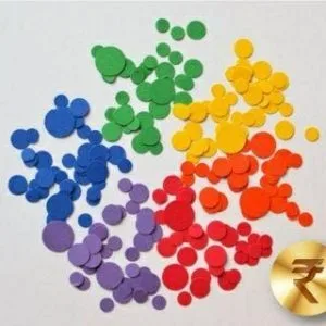 Paper confetti strips | multi color paper confetti