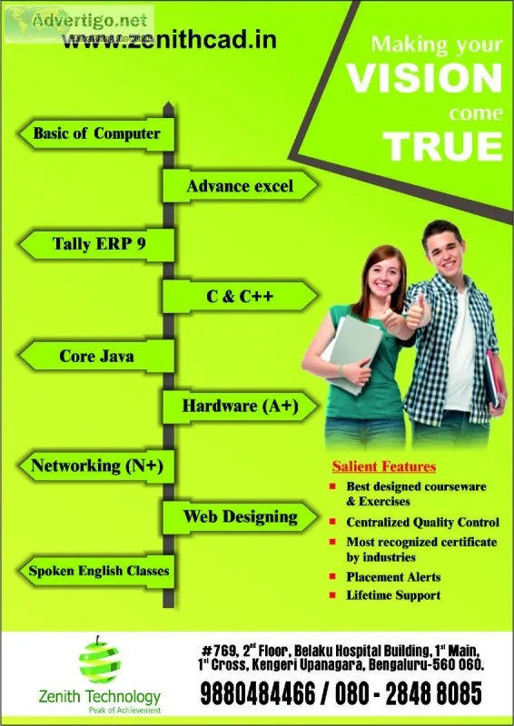 Zenith Technology Kengeri &ndashUrgent Opening JAVA faculty