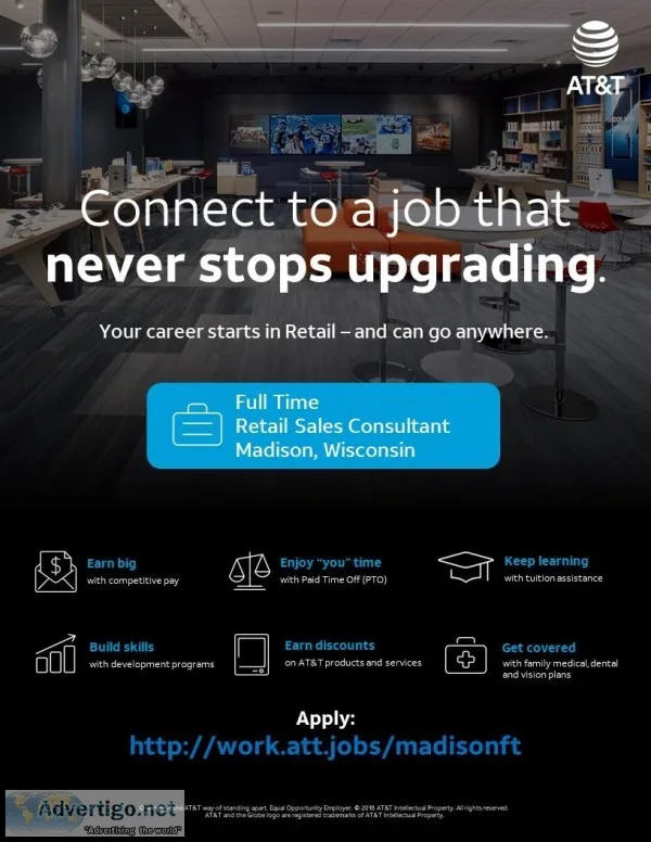 Full Time Retail Sales Consultant - MadisonWI