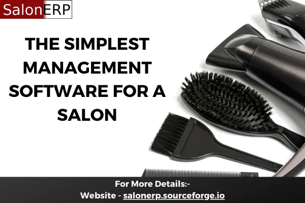 Tiny open source ERP system is specially designed for a salon  S