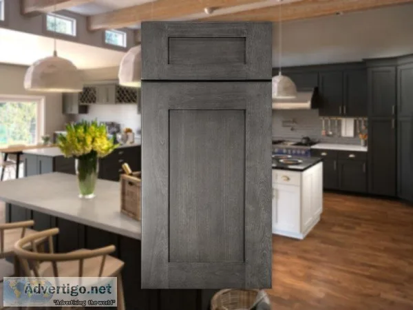Greystone Shaker Kitchen Cabinets  StockCabinetExpress