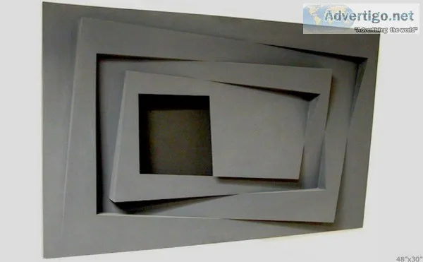 CONSTRUCTIVIST 3D RECTILINEAR SPIRAL