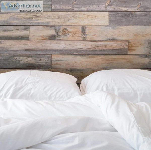 Blue Stained Pine Wall Planks  Wood Paneling for Walls &ndash Ni