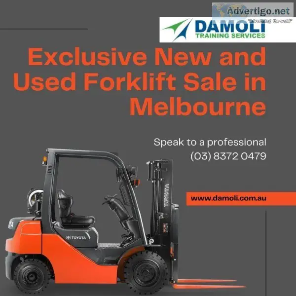 Exclusive New and Used Forklift Sale in Melbourne