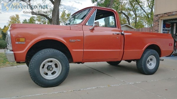 1972 Chevrolet Custom Deluxe K10 4X4 Short Bed Pickup