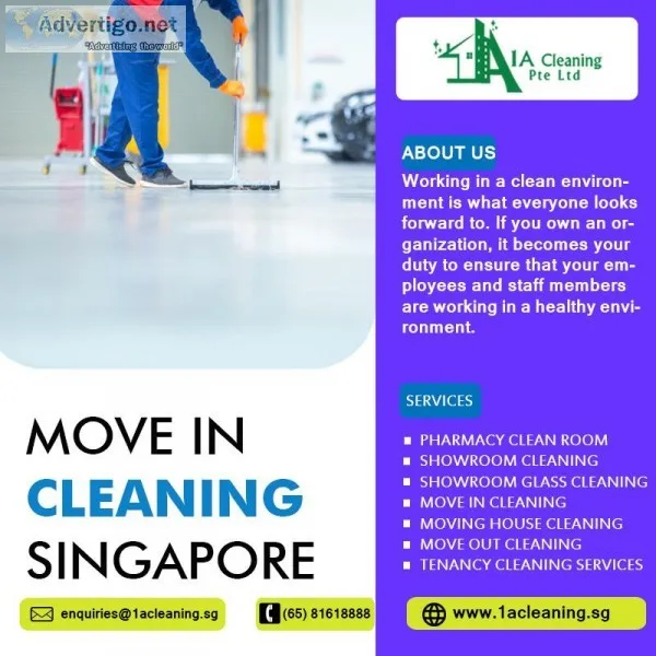Get the Best Move in cleaning Singapore
