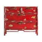 Kestra Wide Red Chest Of Drawers for Sale  ChicParadisLux