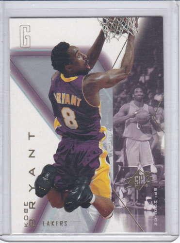Kobe Bryant 2001 SPx Sample SPX-1