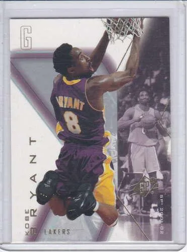 Kobe Bryant 2001 SPx Sample SPX-1