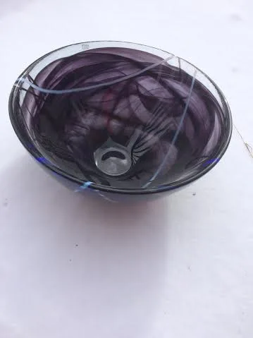 Kosta Boda Crystal Contrast Bowl
