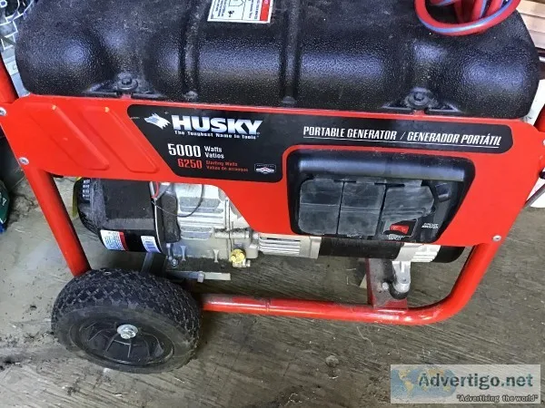 Husky 5000 Watt Portable Generator