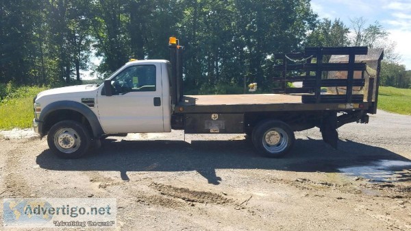 2009 Ford F450 SD Diesel Flatbed Truck