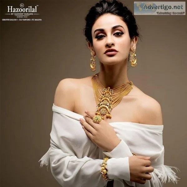 Hazoorilal is indeed one of the best polki jewellers around