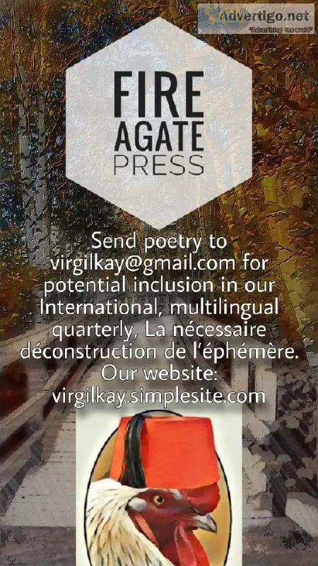 Poetry Deadline October 24