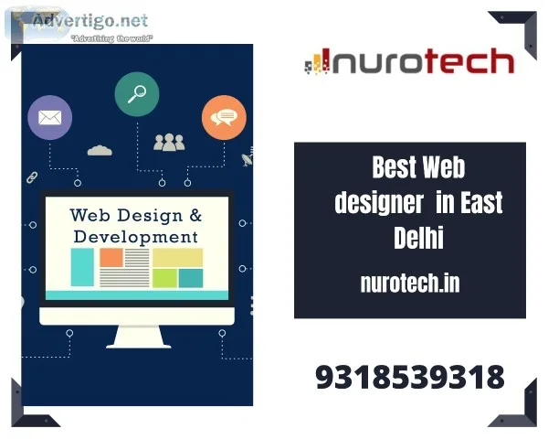 Best Web Designer in East Delhi - Nurotech
