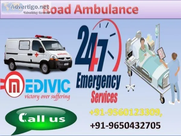 Top and High Class Road Ambulance Service in Hazaribagh by Mediv