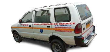 ASHA Ambulance Service in Patna  Road Ambulance  Cardiac Care Am