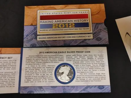 2012 Making American History Coin and Currency Set - American Si