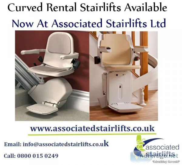Curved Rental Stairlifts Available Now At Associated Stairlifts 