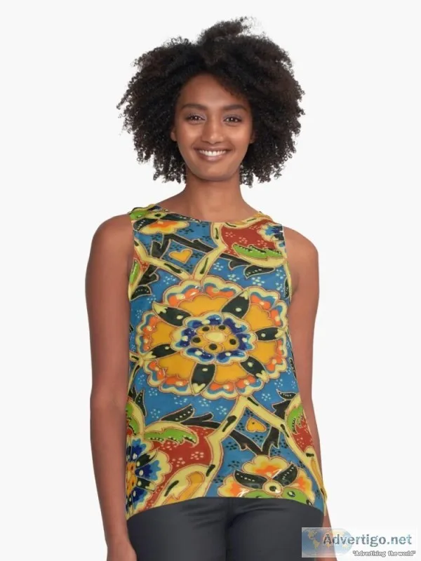 Tiles of Mosaic Sleeveless Top