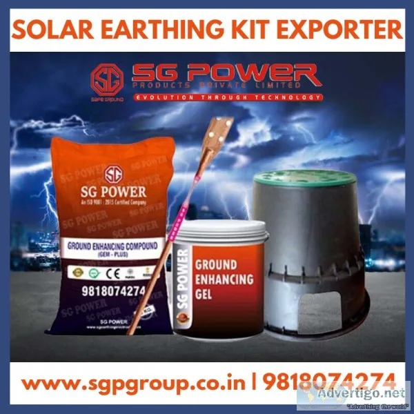 Solar Earthing Kit Supplier - sggroup