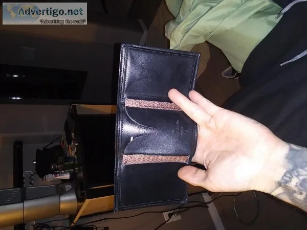 Black Men s Leather Wallet