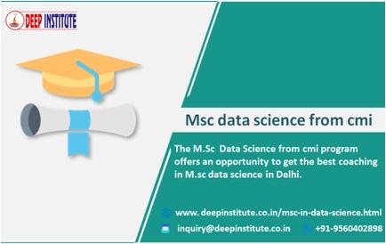 Msc data science from cmi in India