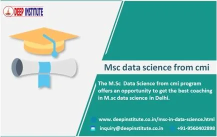 Msc data science from cmi in India