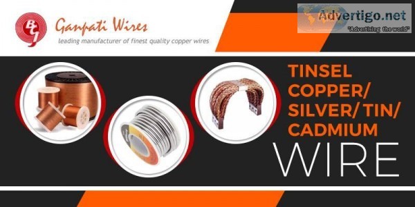 Silver Tinsel Copper Wire