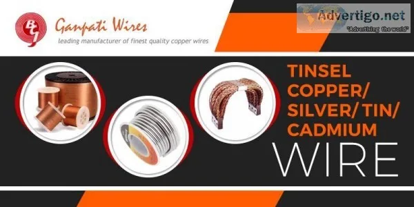 Silver Tinsel Copper Wire