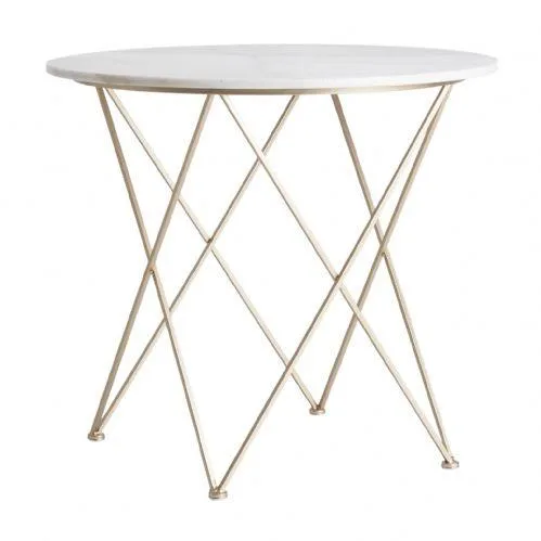 Eton Small Round Art Deco Dining Table  ChicParadisLux