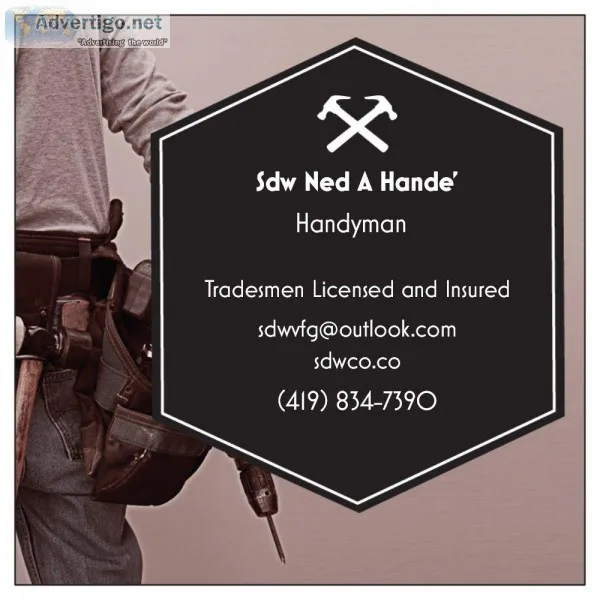 WE LL NAIL YOUR NEXT PROJECT BECAUSE NOBODY WANTS A SCREW UP
