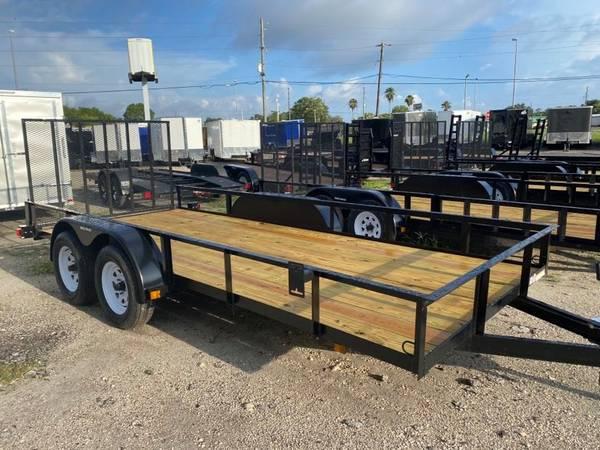 2021 Triple Crown Utility Trailer 6 x 16 with 2  mesh 4  mesh
