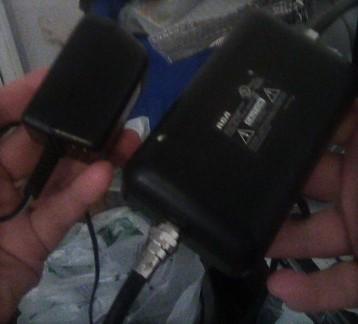 TV power cord and antenna cables JUST 5