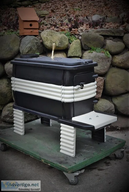 wood stove BOXTER &quotart deco&quot reduced