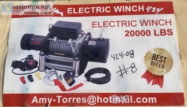 UNUSED 2020 GREAT BEAR ELECTRIC WINCH 42402206