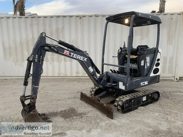 2012 TEREX TC16 MINI HYDRAULIC EXCAVATOR 471103206