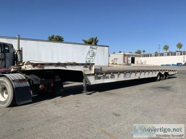 2000 TRAILEZE DHT8048 DROP DECK EQUIPMENT TRAILER 131925206