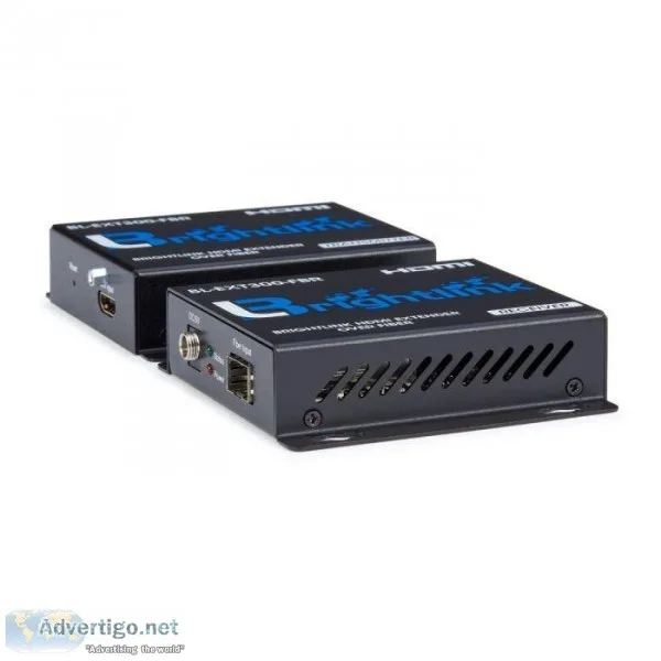 Extend signal over 300 metre Fiber over HDMI extender