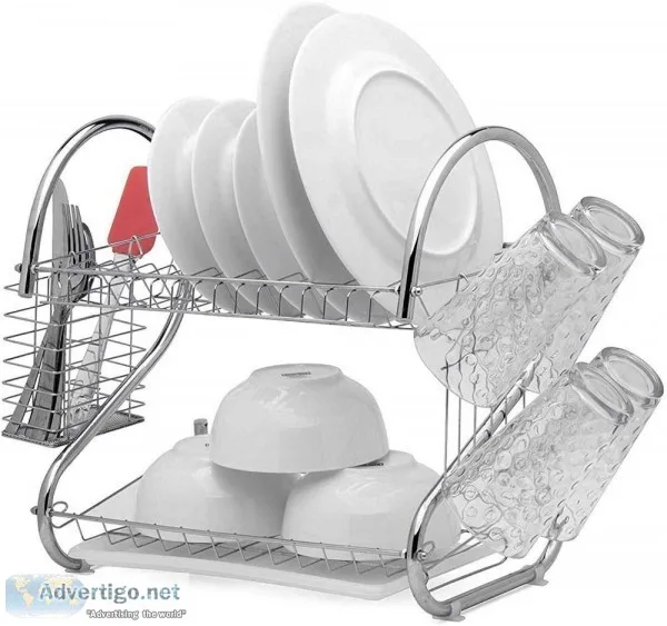 2 Tier Kitchen Dish Rack