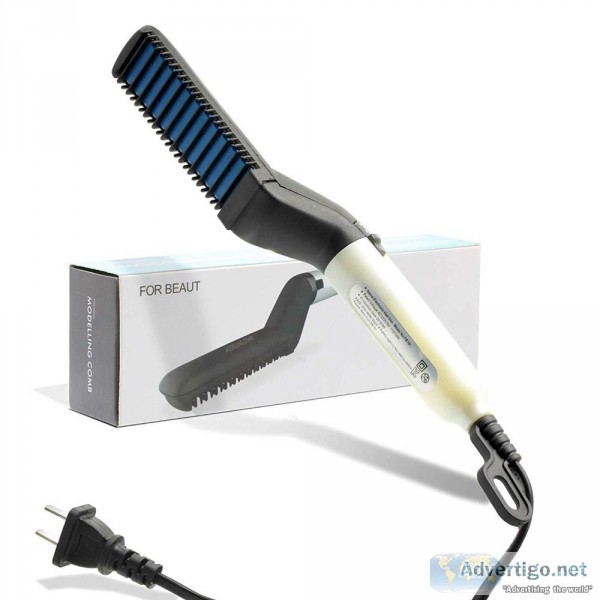 Hair straightening Comb for men