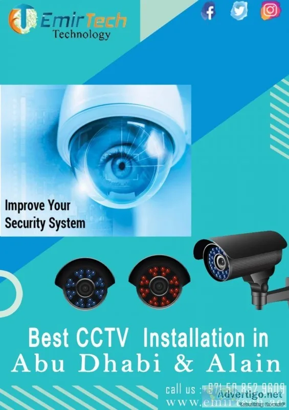 Cctv camera installation abu dhabi | cctv installer