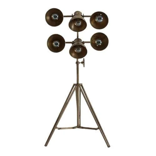 Alloway Aged Gold Tripod Table Lamp  ChicParadisLux