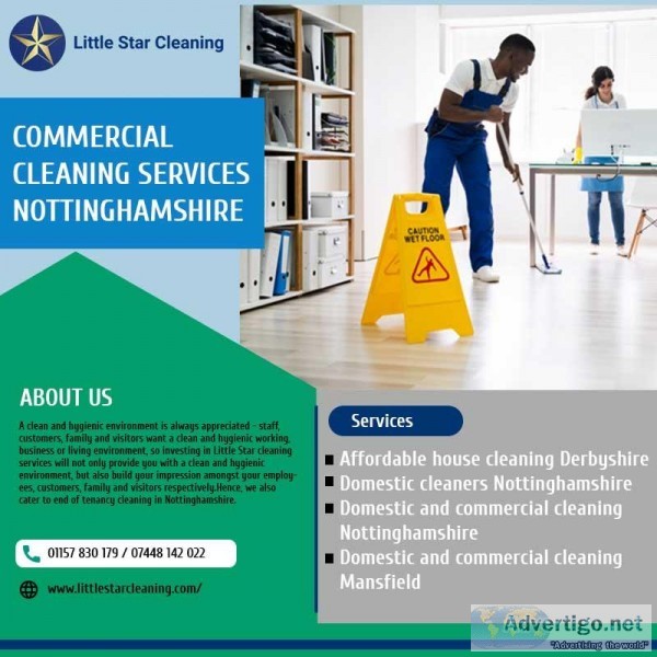 Avail the Commercial Cleaning Services in Nottinghamshire